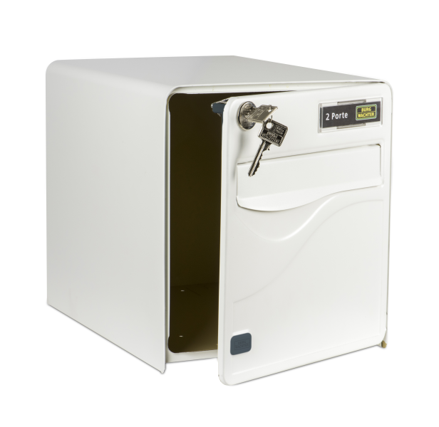 Boîte aux lettres BALTIC blanche 2 portes 2 points de fermeture FDS - Zoom2